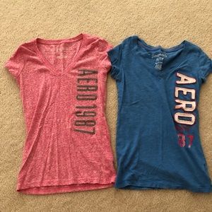 Aeropostale Graphic Tee Set of Two